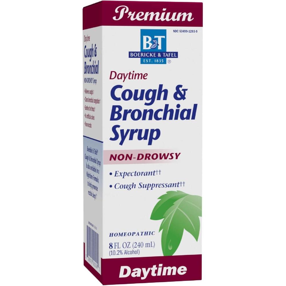 image:imageNatures Way Boericke amp Tafel Daytime Cough amp Bronchial Syrup Cough Suppressant and Expectorant NonDrowsy 8 fl oz8 Fl Oz Pack of 1