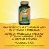 Nature’s Way Alive! Max6 Potency Adult Complete Multivitamin, Vitamins A,C, E & B-Vitamins, Methyl B12 & Folate, Supports Heart & Muscle Function and Energy Metabolism*, No Added Iron, 180 Capsules