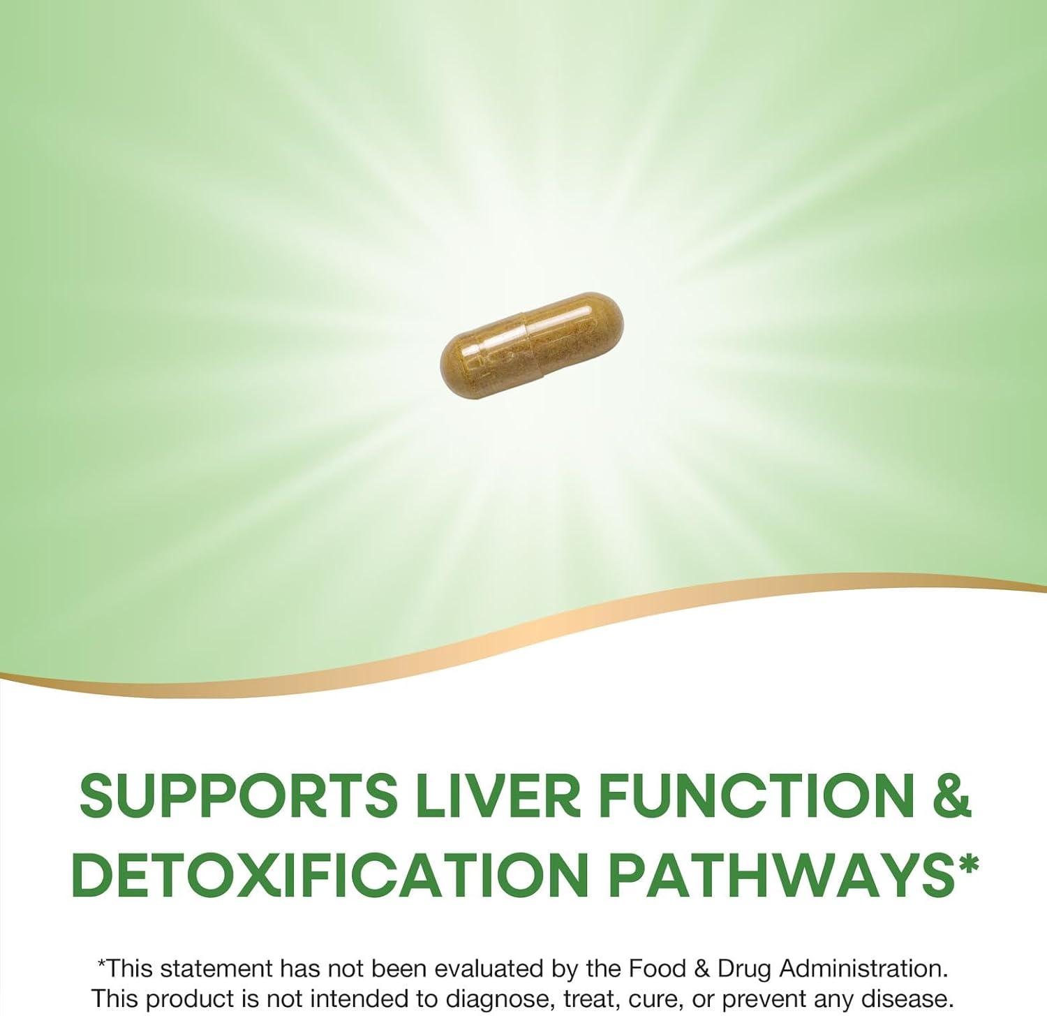 image:imageNatures Way Milk Thistle Supports Liver Function amp Detox Pathways 175 mg Milk Thistle Seed Extract Standardized to 80 Silymarin per Serving Vegan 120 Capsules Packaging May Vary120 Count Pack of 1