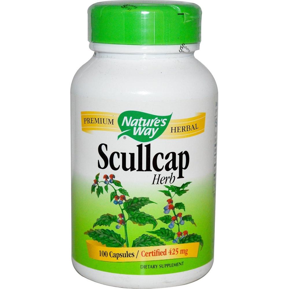 image:imageNatures Way Skullcap Herb Traditional Herbal Sleep Support Skullcap Herb NonGMO Project Verified Gluten Free amp Vegan 100 Vegan Capsules2